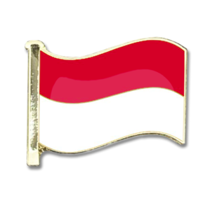 Indonesia Flag Badge