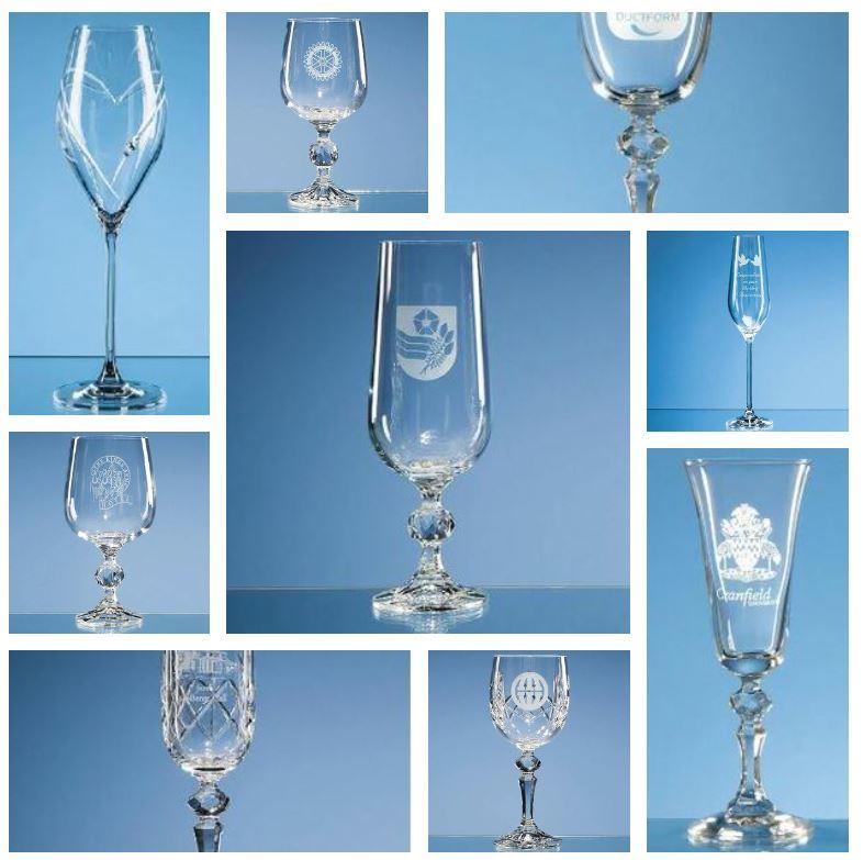 Personalised Crystalite Wine Glass