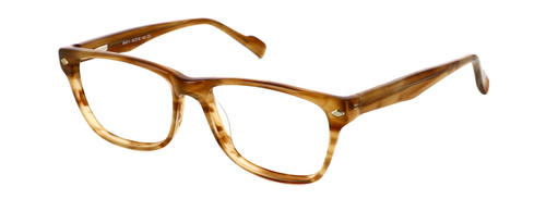 Abberley - beige and brown unisex plastic glasses - image view 1
