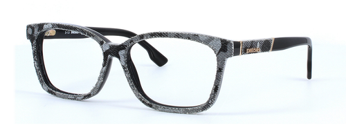 Diesel denimeye 5137 - ladies designer glasses in black/grey denim on acetate - image view 1
