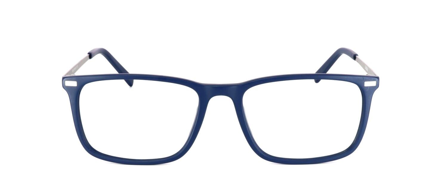 Harper - unisex plastic glasses with slim metal arms - blue - image view 5