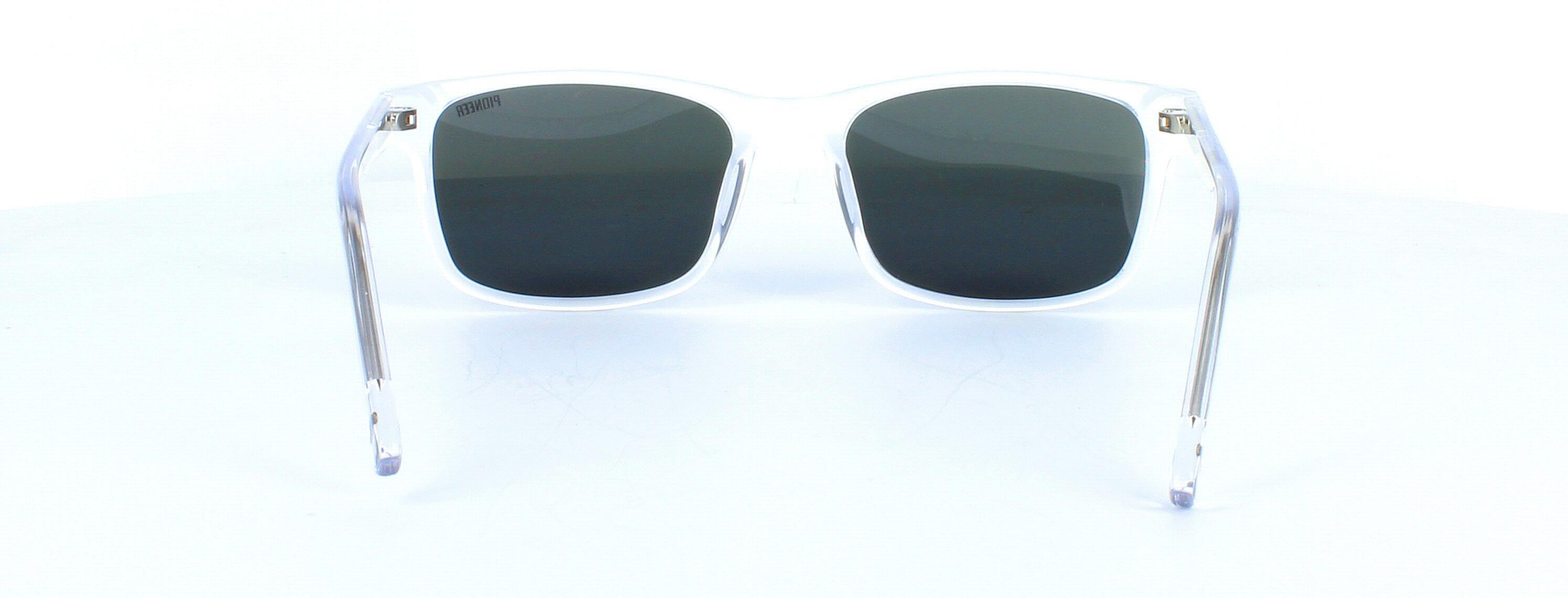Rocco - clear crystal unisex sunglasses - image view 3