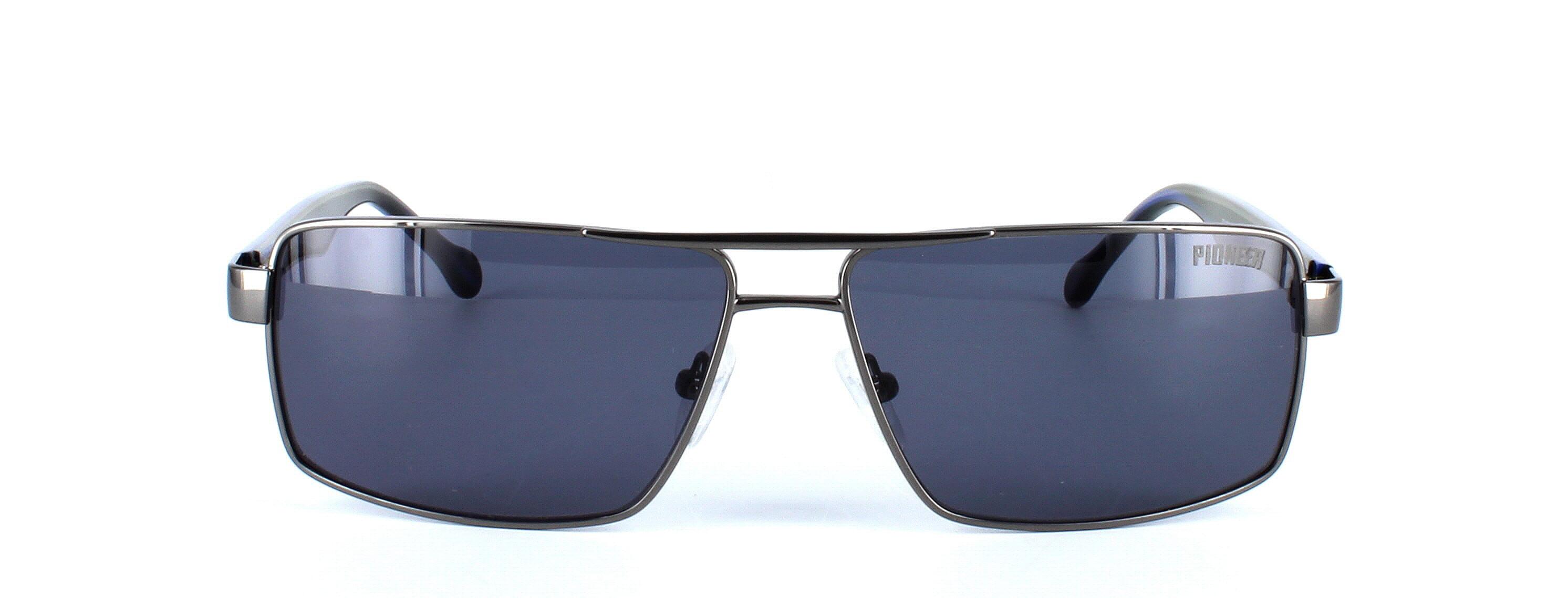 Odonata - Unisex aviator style prescription sunglasses in gunmetal - image view 5