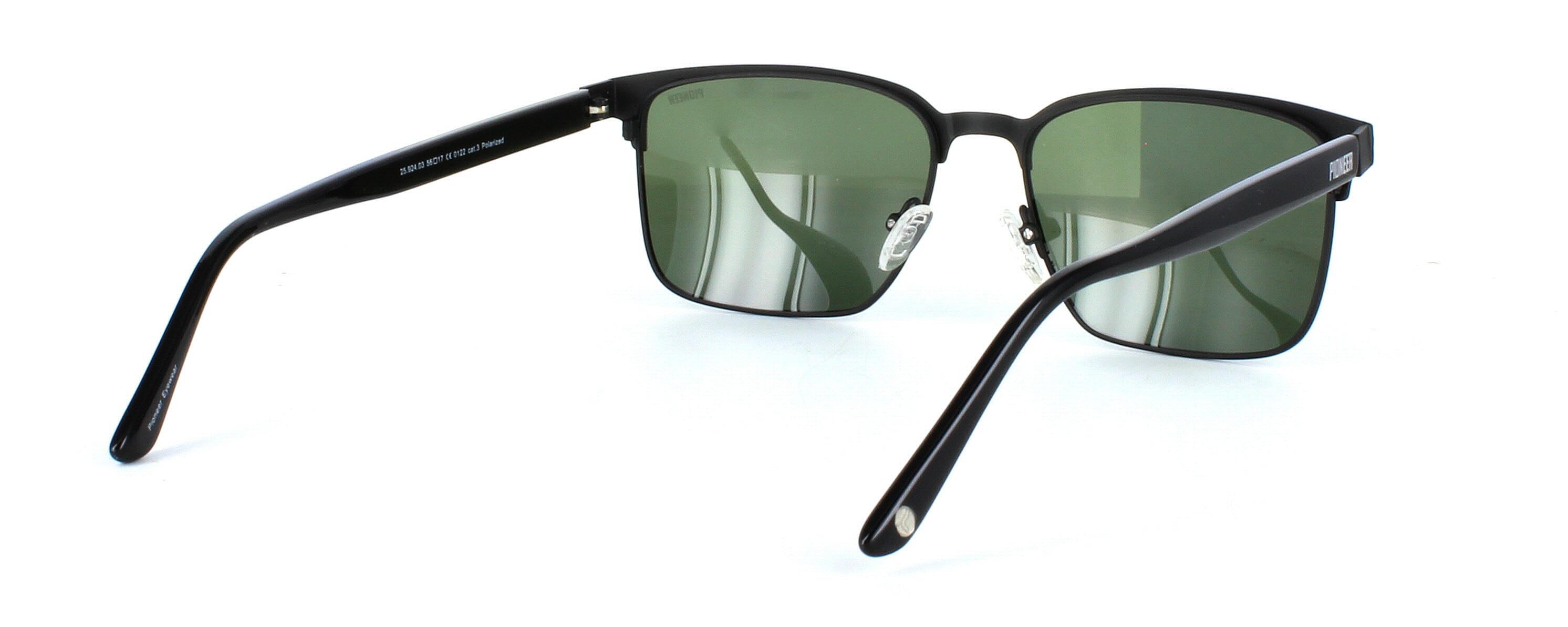 Sorrento - Unisex metal prescription sunglasses - Blue - Image view 5
