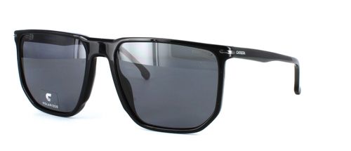 Carrera 329 men's polarised sunglasses in shiny black - image view 1