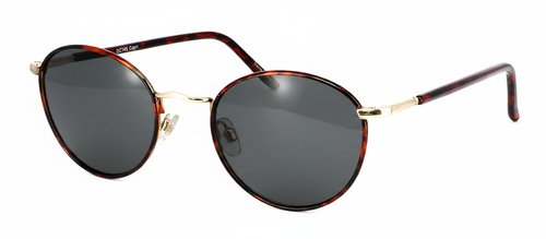 Portofino - Prescription Sunglasses - Tortoise & Gold front left view