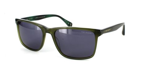 Ted Baker Isaac Prescription Sunglasses - Khaki Green - front left view