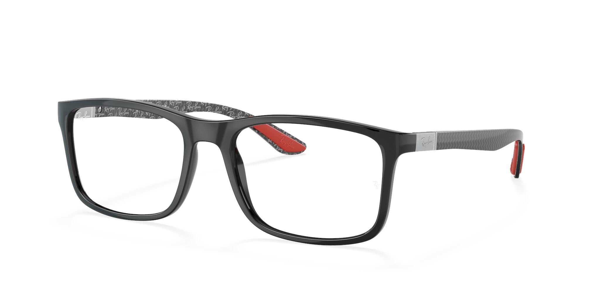 Ray Ban Springbacks Ray-Ban 8908 2000 Black Rectangular Plastic Glasses