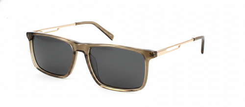 Delta - Prescription Sunglasses - Crystal Brown front left view