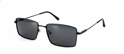 Catan in Matt Black - Prescription Sunglasses front left view