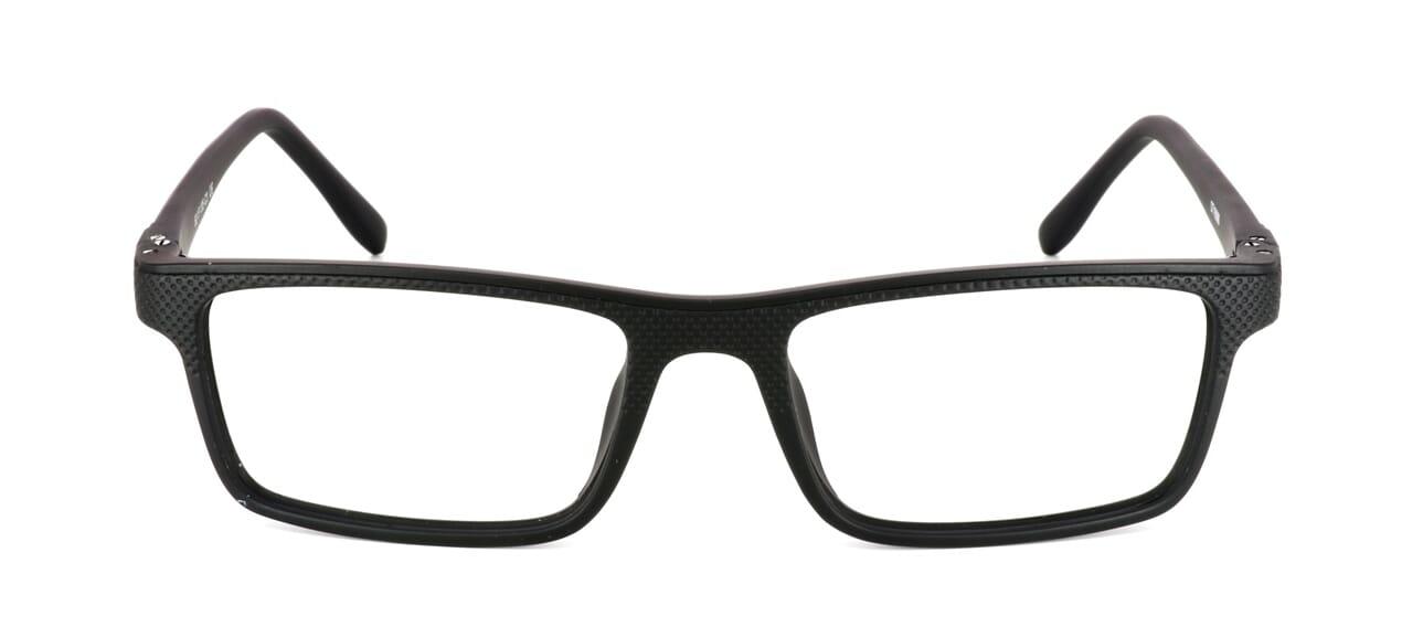 Earby - Black with blue ultra light TR90 glasses frame - image view 5