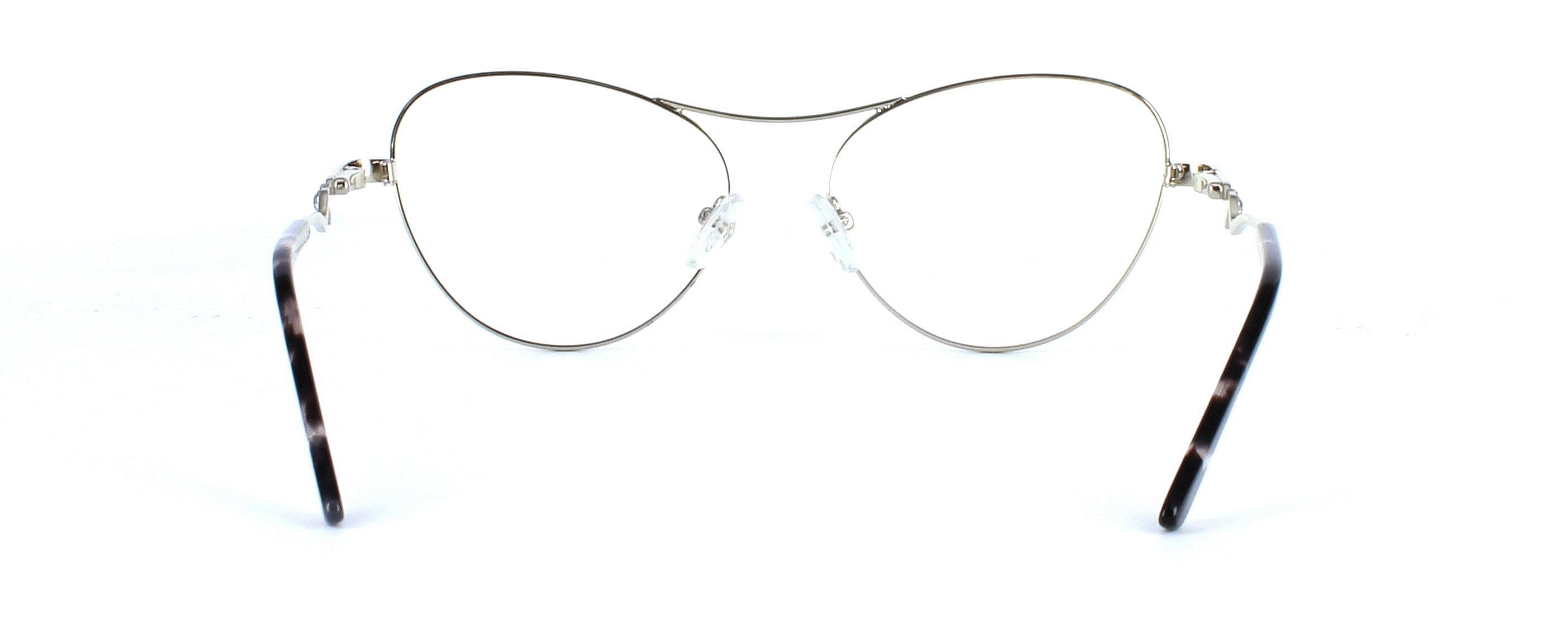 Auriga - Ladies 2-tone black & silver metal glasses - image view 3