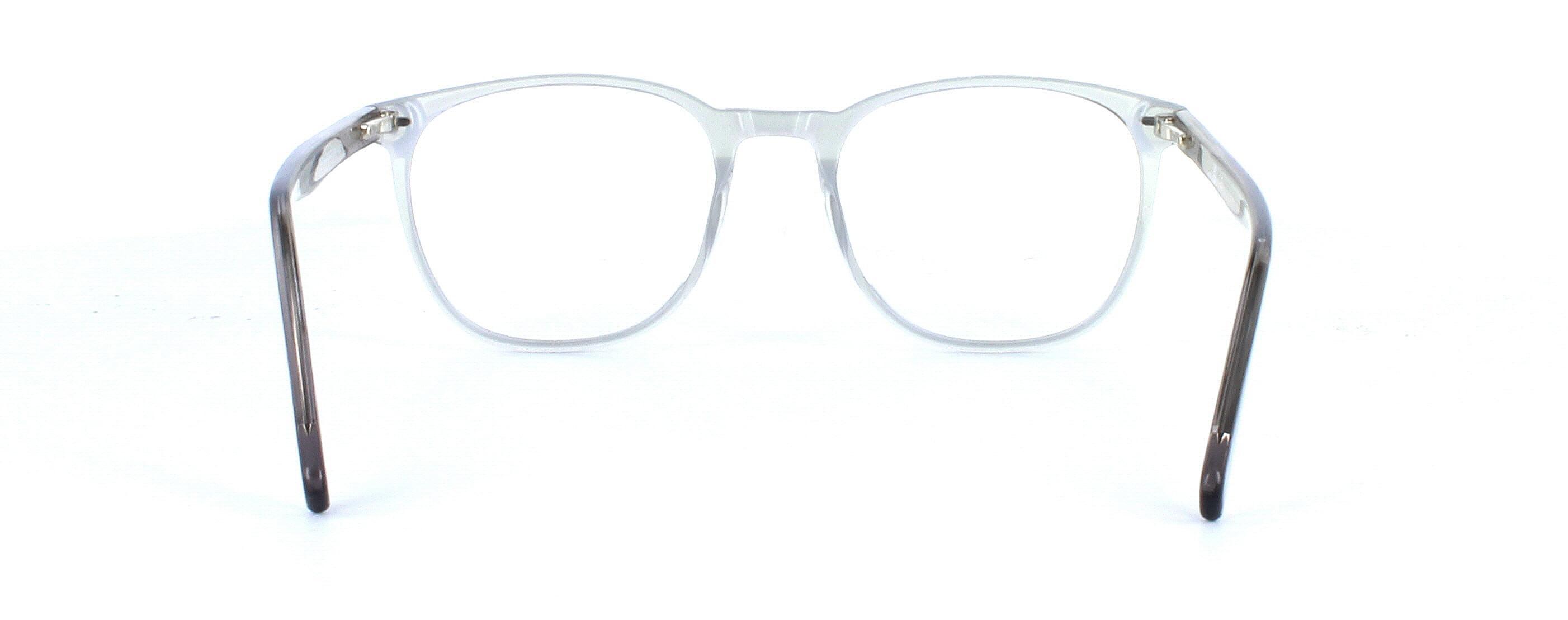 Hercules - Unisex plastic glasses frame - Crystal grey - image view 3