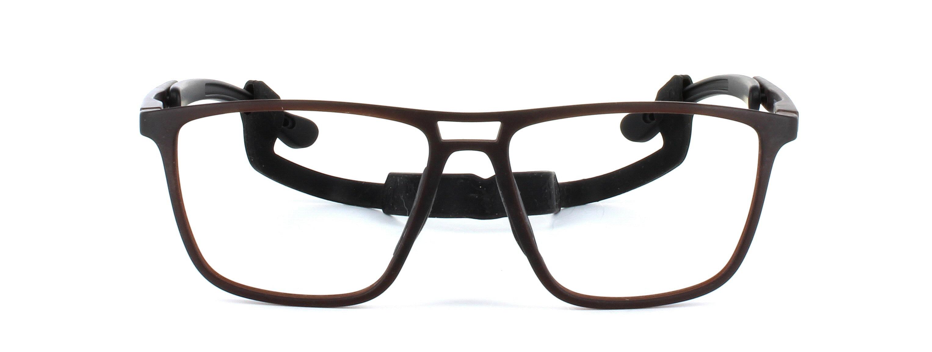 Decathlon - Men's prescription sports glasses frame in brown - image view 5