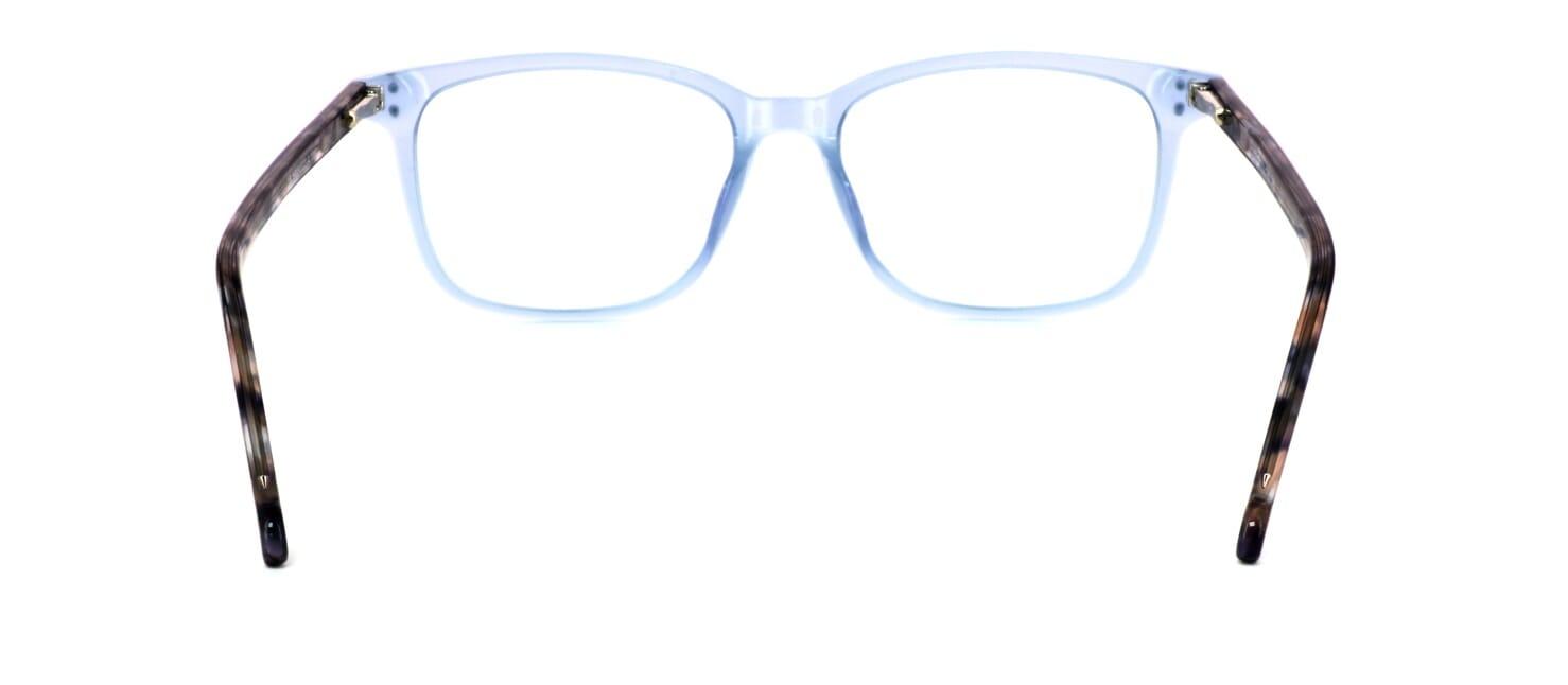 Eastwick - Women's acetate glasses frame - crystal blue - image view 3