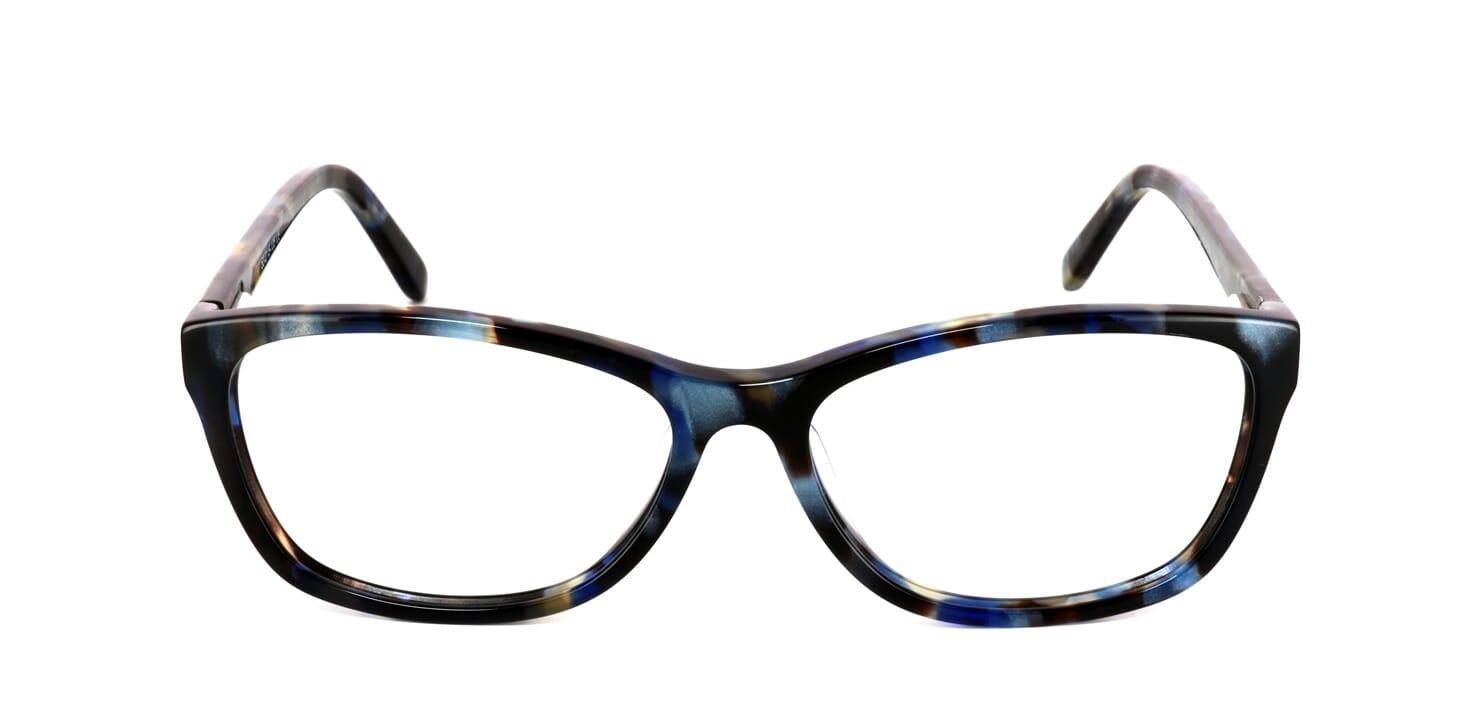 Yatesbury in mottled brown and blue. Ladies acetate glasses - image view 5