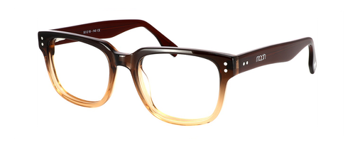Yarwell - gents bold acetate glasses frame in a brown gradient - image view 1