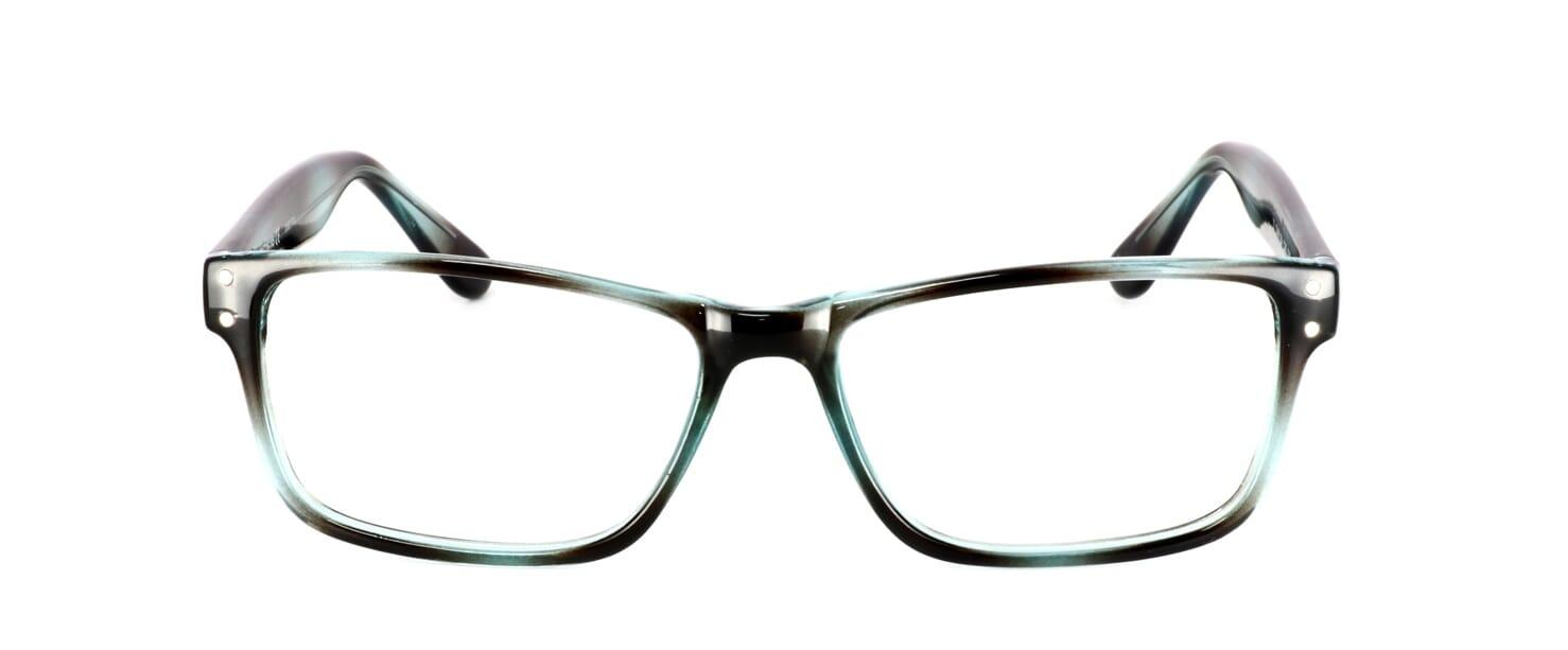 Dalby - unisex TR90 lightweight plastic frame in blue and brown - image view 5