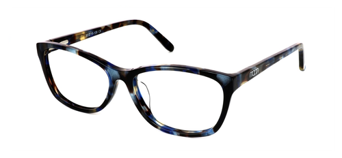 Yatesbury in mottled brown and blue. Ladies acetate glasses - image view 1