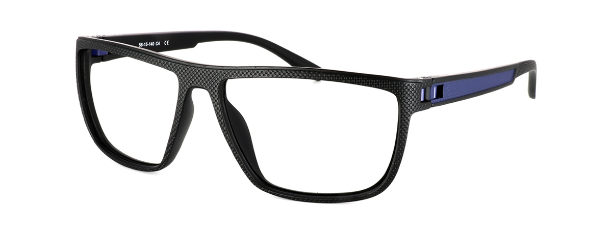 G2Y 5 Sport - unisex glasses for sport - add your prescription and go - black & blue - image 1