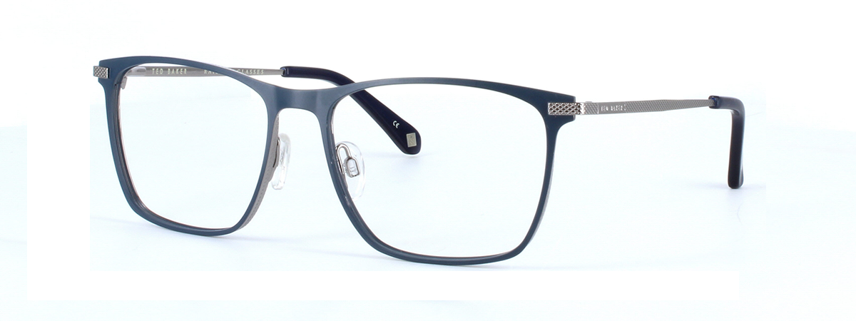 Ted Baker 4276 - Unisex designer metal glasses frame - blue and silver - image view 1