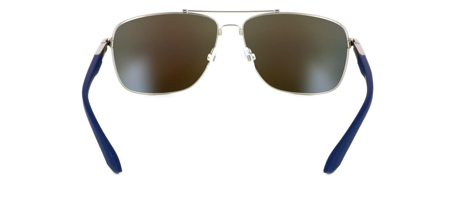 MA4743 1 - Unisex sunglasseas silver with blue lenses - image view 3