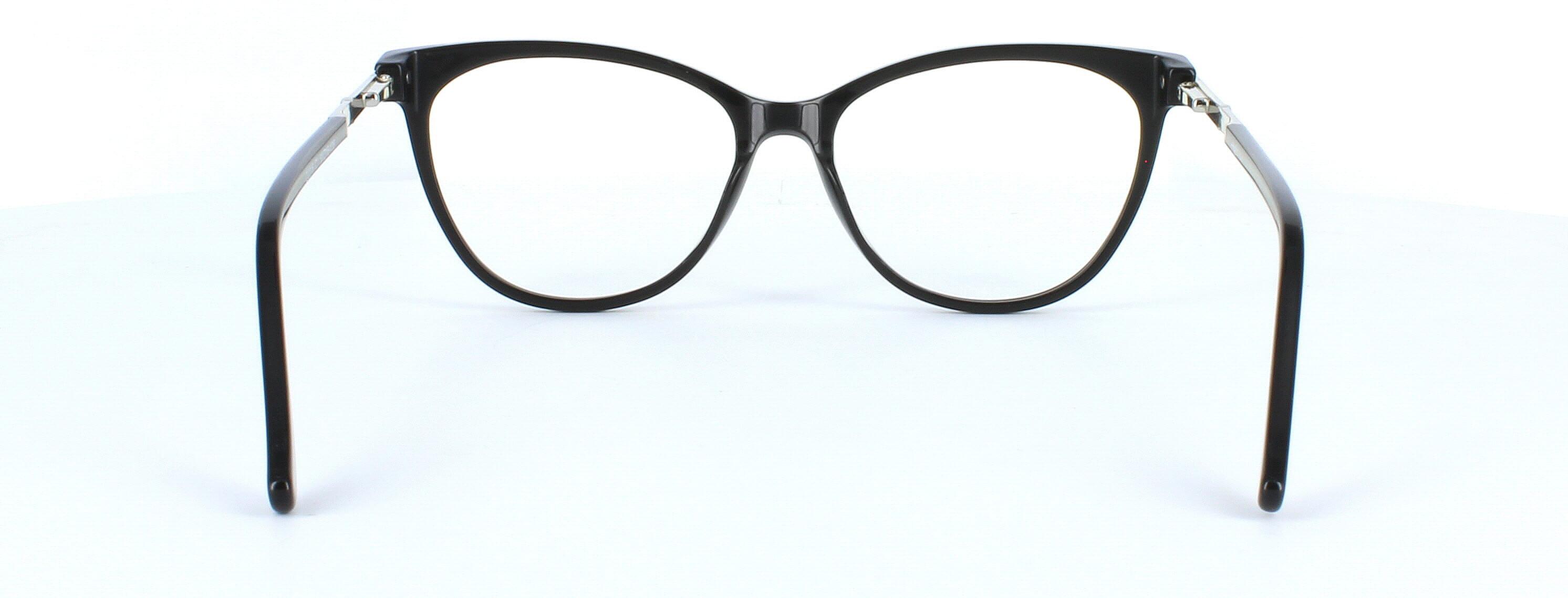 Verwood - ladies acetate glasses here in shiny black - image view 3