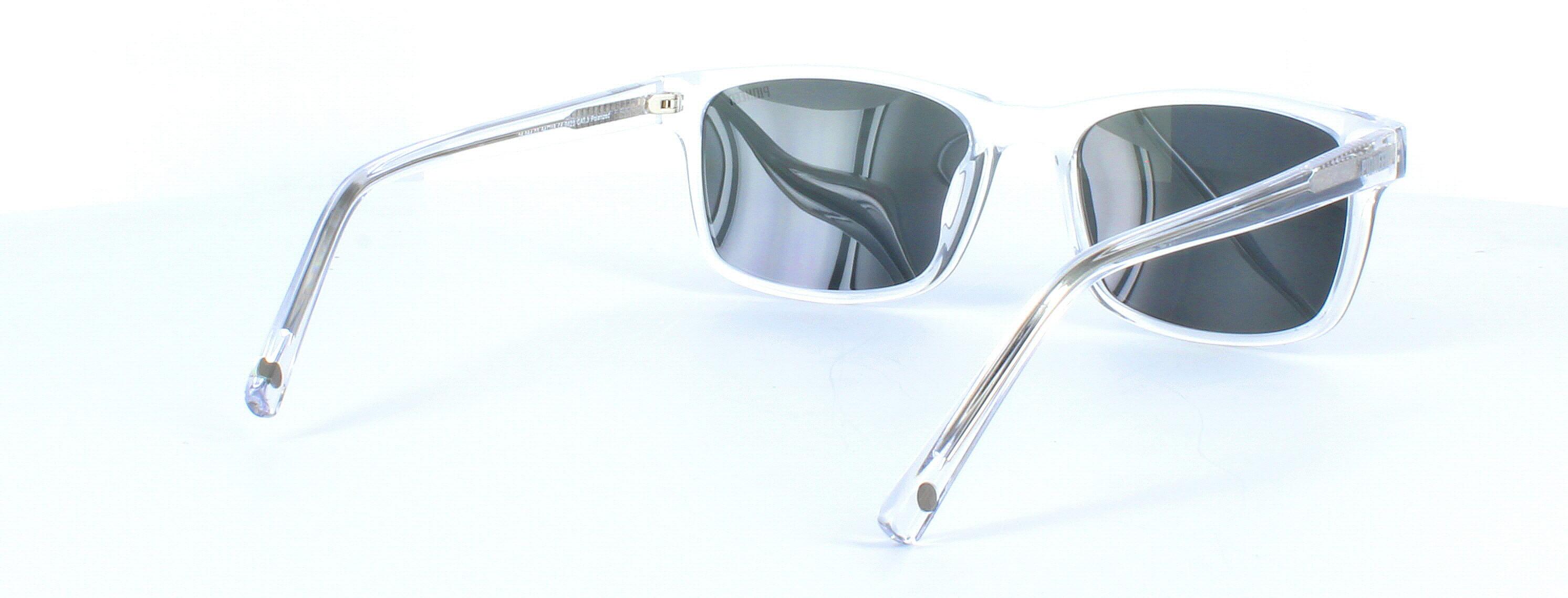 Rocco - clear crystal unisex sunglasses - image view 4