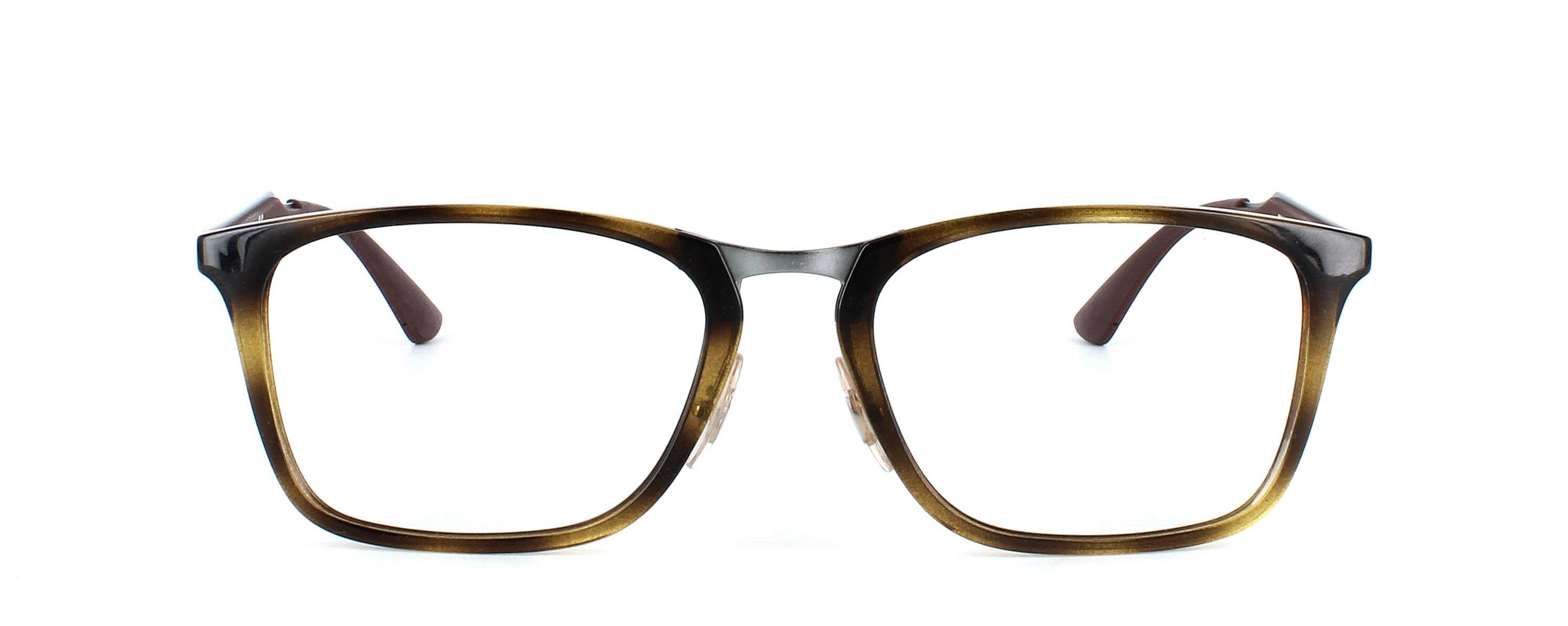 Ray Ban 7131 - Gent's tortoise acetate with metal nose bridge - image view 2