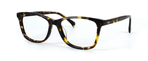 Sonti - Dark tortoise women's acetate glasses frame with barrel hinges - image view 1