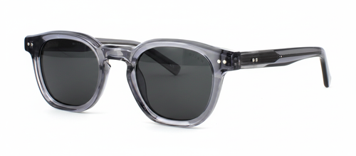 Edward Scotts - Ulysses - Prescription Sunglasses - Crystal Grey front left view