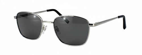 Blanko - Prescription Sunglasses - Shiny Silver front left view