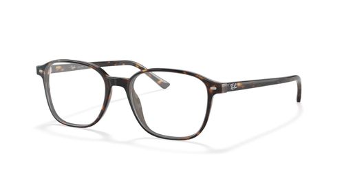 Ray Ban 5393 2012 unisex's round acetate full rim optical frames in tortoise with fixed hinges - image view 1
