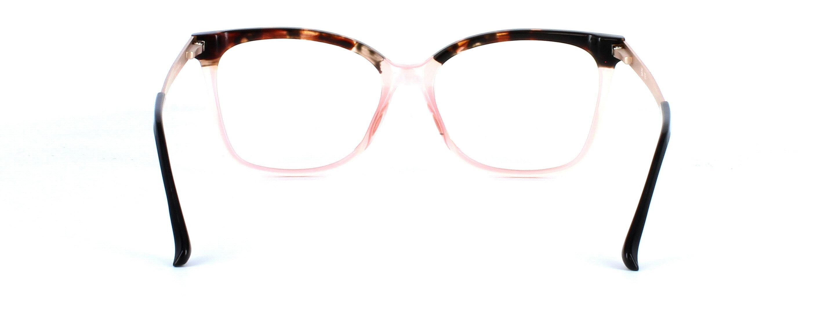 Carina - ladies 2-tone plastic glasses with square shaped lenses - image view 3