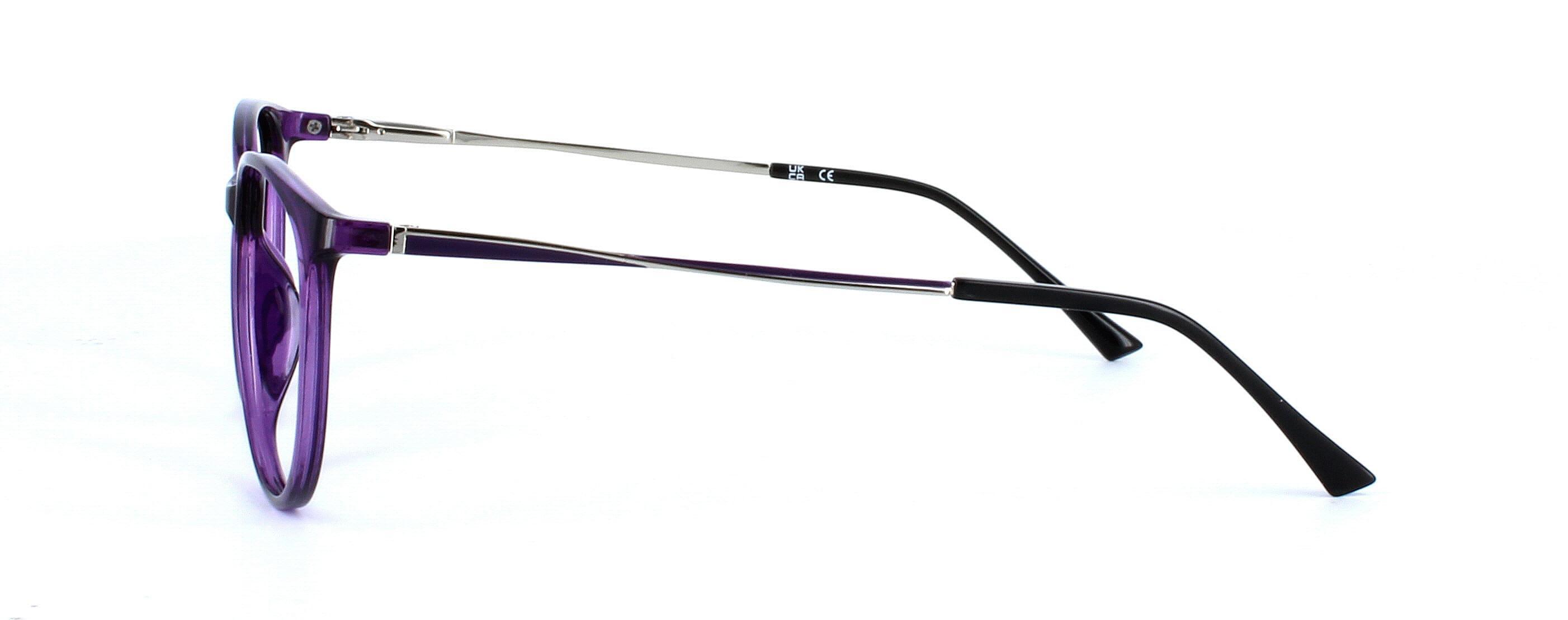 Aquila - Ladies plastic glasses frame in purple - image view 2
