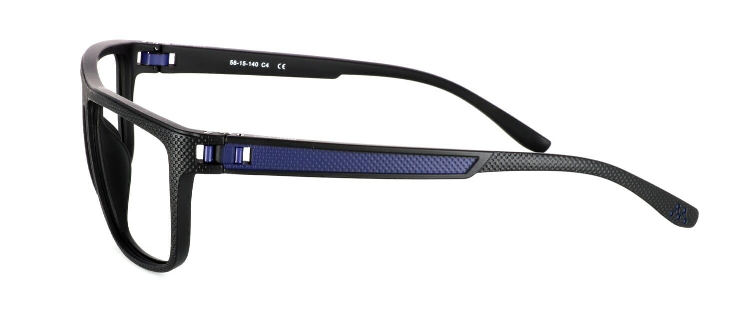 G2Y 5 Sport - unisex glasses for sport - add your prescription and go - black & blue - image 2