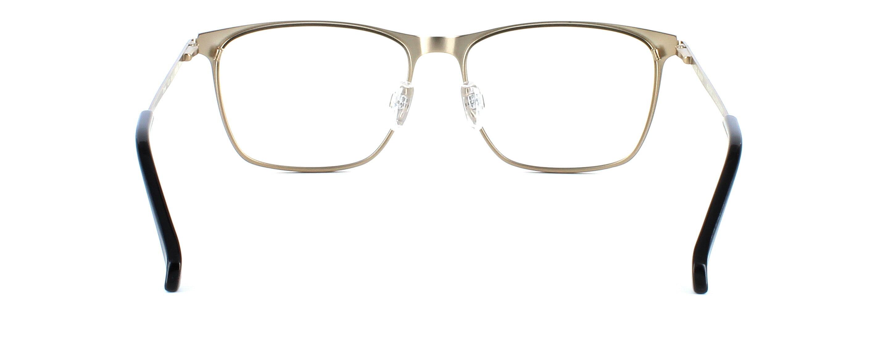 Ted Baker 4276 in black and gold. This is a metal unisex designer frame - image view 3