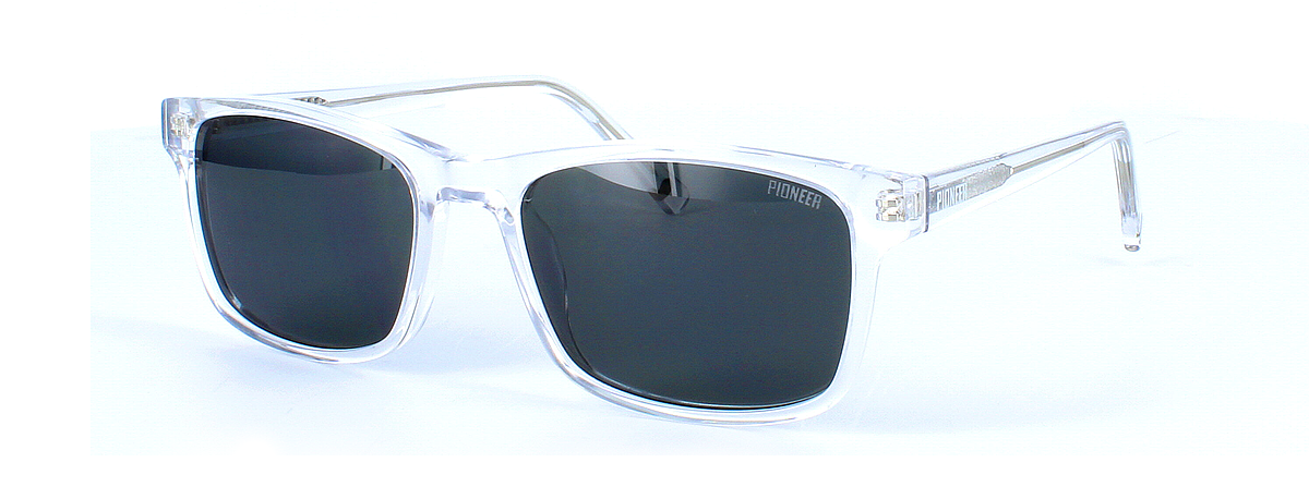 Rocco - clear crystal unisex sunglasses - image view 1