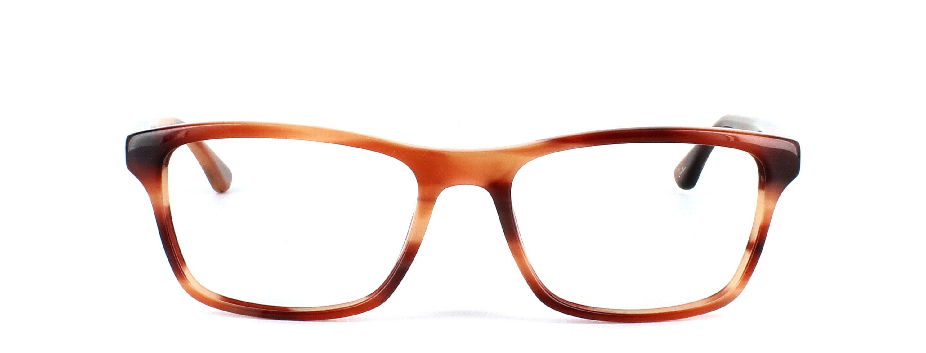 Unisex acetate glasses by Ray Ban. Model 5279 5774 - mottled brown - image view 2