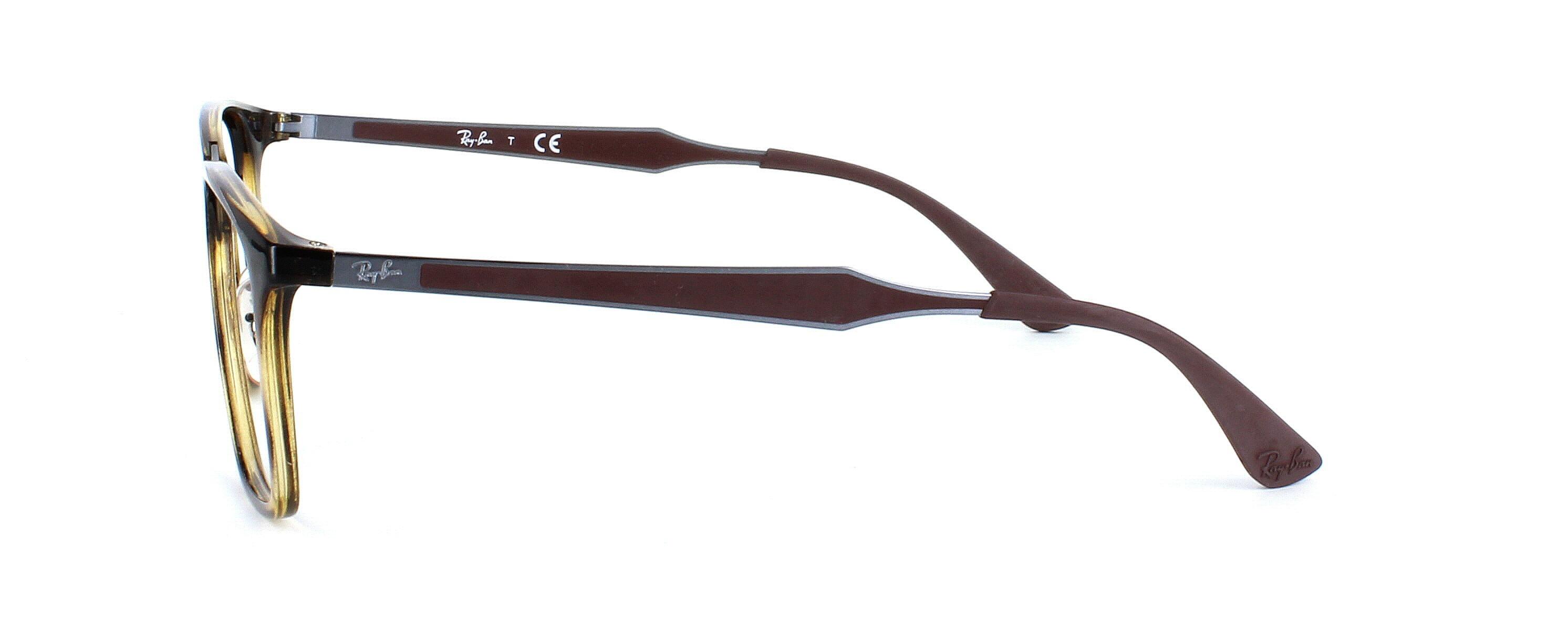 Ray Ban 7131 - Gent's tortoise acetate with metal nose bridge - image view 3