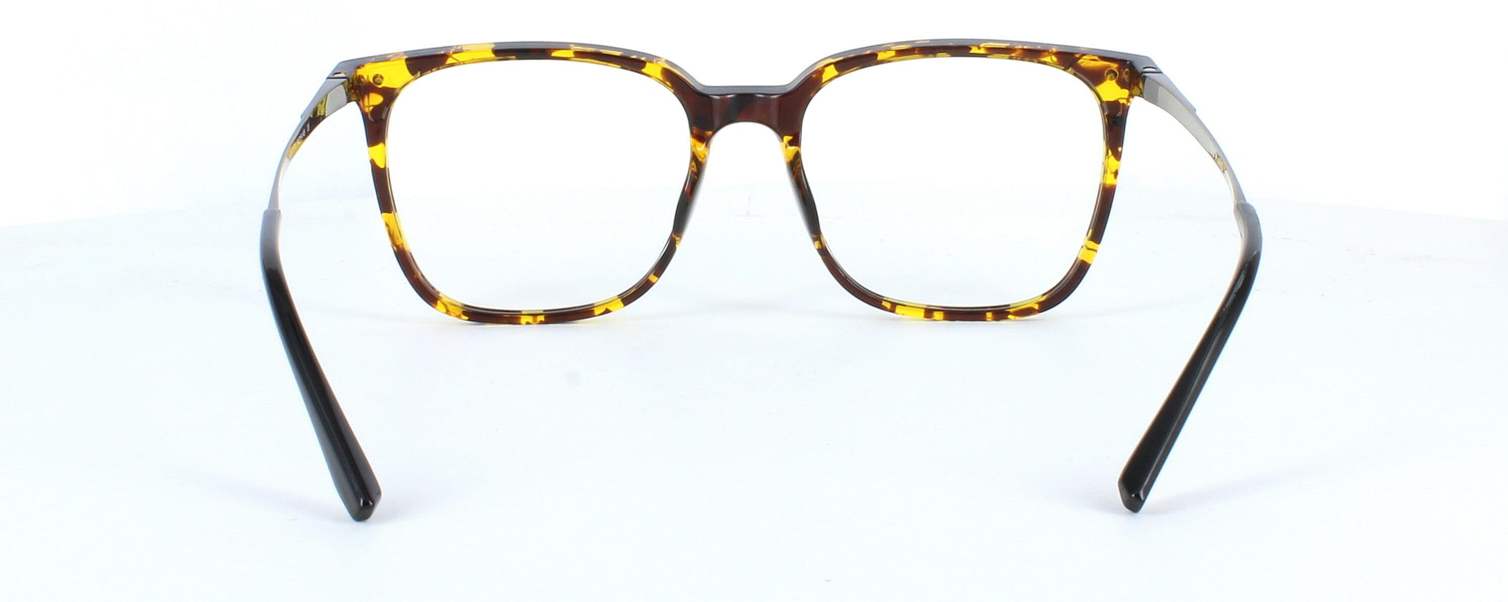 Edward Scotts ST6202 - Tortoise - Gent's acetate frame with square shaped lenses with silver titanium arms - image view 4