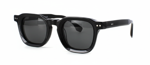 Edward Scotts - Washington - Prescription Sunglasses - Black front left view