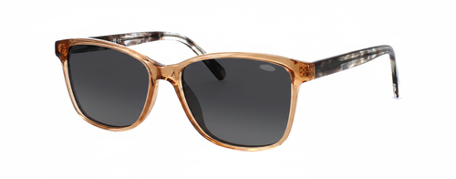 Eris - Prescription Sunglasses - Crystal Brown front left view