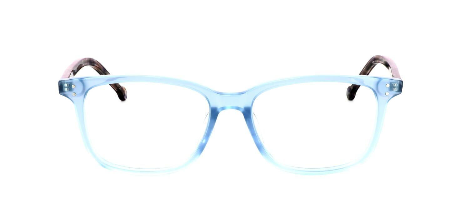 Eastwick - Women's acetate glasses frame - crystal blue - image view 5