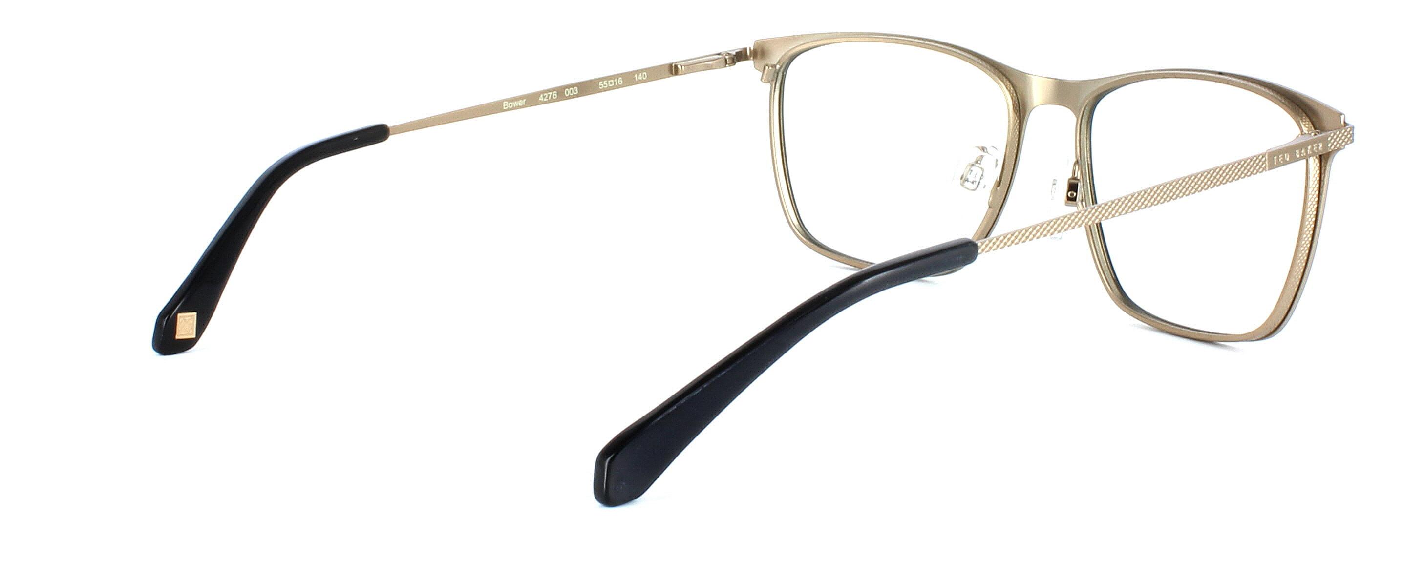 Ted Baker 4276 in black and gold. This is a metal unisex designer frame - image view 4