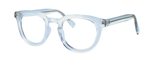 Conway - Round shaped clear crystal unisex glasses frame.