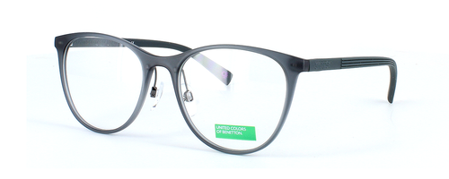Benetton BEO1012 921 - Ladies dark grey round shaped TR90 lightweight glasses - image view 1