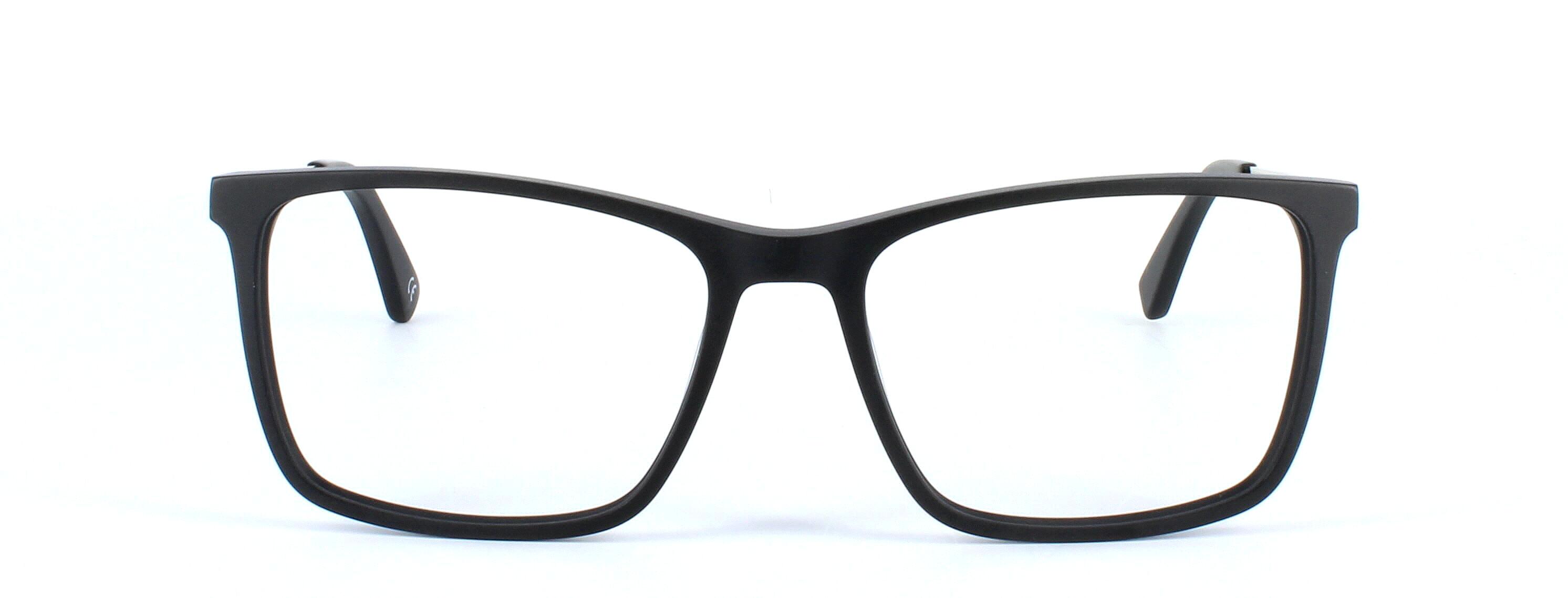 Farleigh - men's acetate glasses frame in matt black - image view 5
