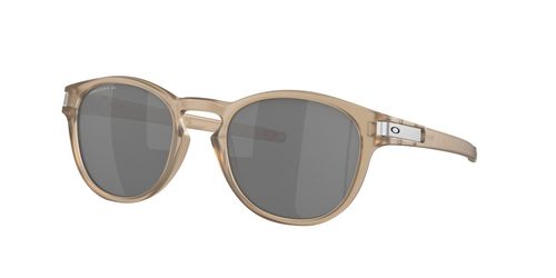 Oakley Latch 0OO9265 Sunglasses men's round metal & plastic full rim sunglasses in taupe with fixed hinges - image view 1