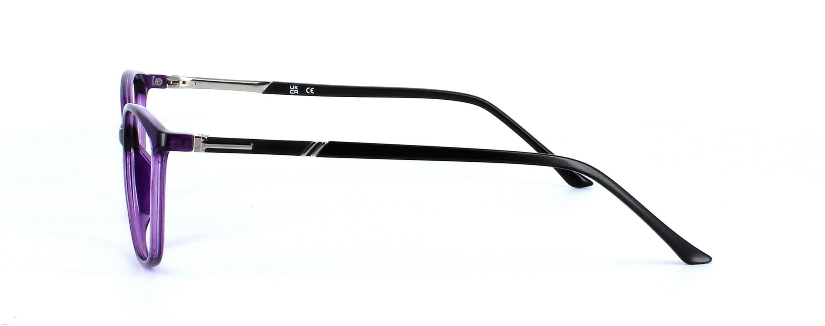 Saturn - ladies plastic glasses frame - purple - image 2
